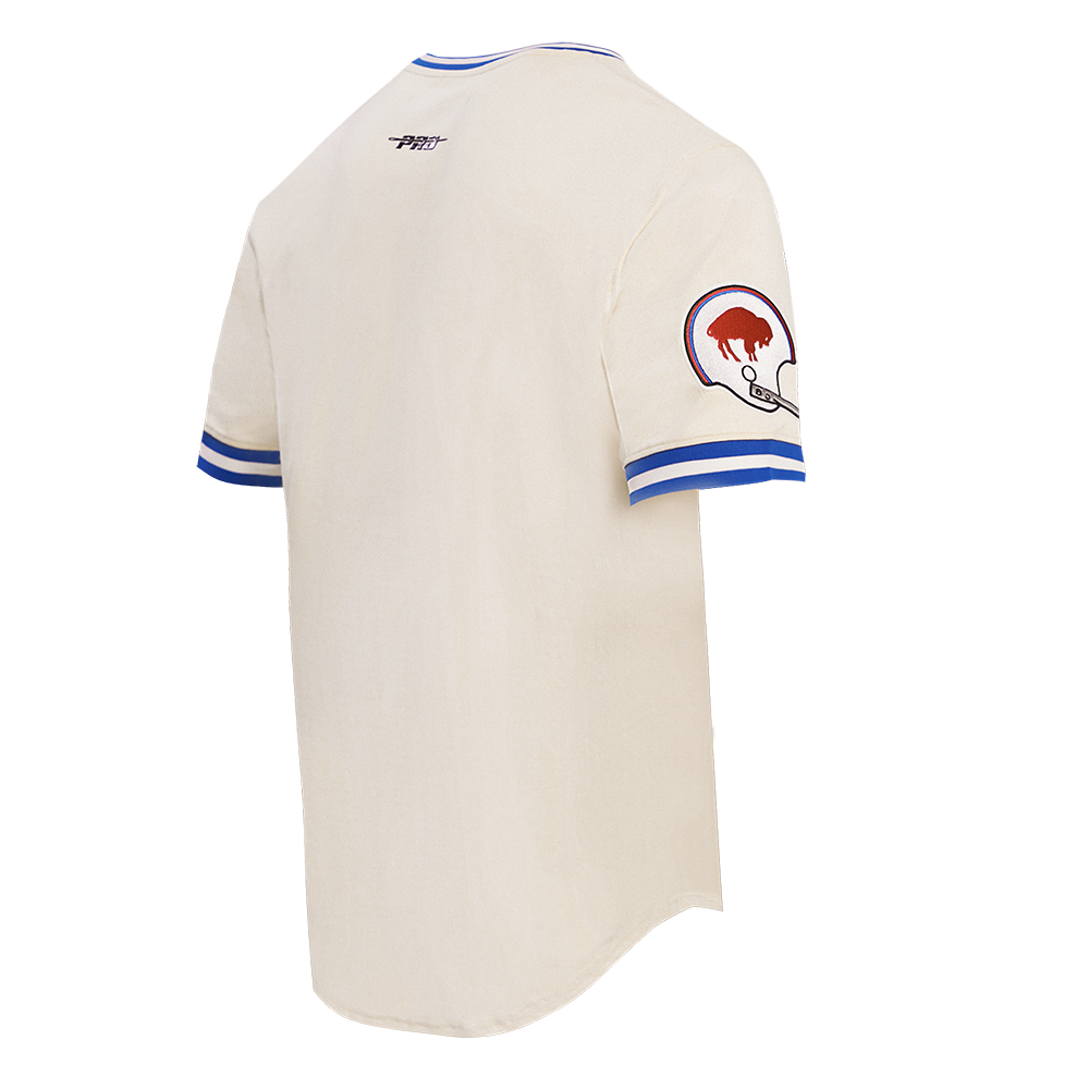 NFL BUFFALO BILLS RETRO CLASSIC MEN'S TEE (EGGSHELL/ ROYAL BLUE)