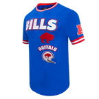 NFL BUFFALO BILLS RETRO CLASSIC MEN'S TEE (ROYAL BLUE/RED)