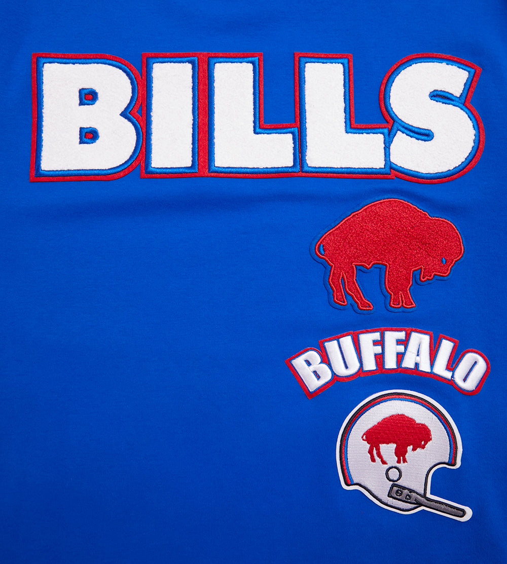 NFL BUFFALO BILLS RETRO CLASSIC MEN'S TEE (ROYAL BLUE/RED)