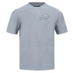 NFL BUFFALO BILLS NEUTRAL MEN'S DROP SHOULDER TEE (DARK HEATHER GRAY)
