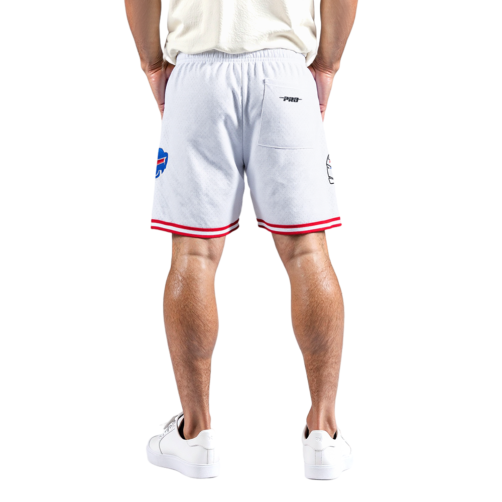 NFL BUFFALO BILLS MESH SHORT (WHITE/RED)