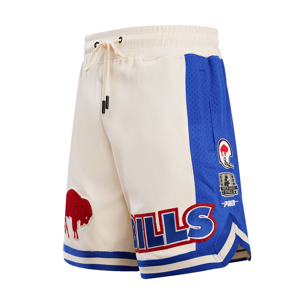 NFL BUFFALO BILLS RETRO CLASSIC MEN'S 2.0 SHORT (EGGSHELL/ ROYAL BLUE)