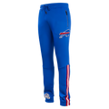 NFL BUFFALO BILLS CLASSIC PANTALON D'ENTRAÎNEMENT EN MAILLE DOUBLE POUR HOMME (BLEU ROYAL)