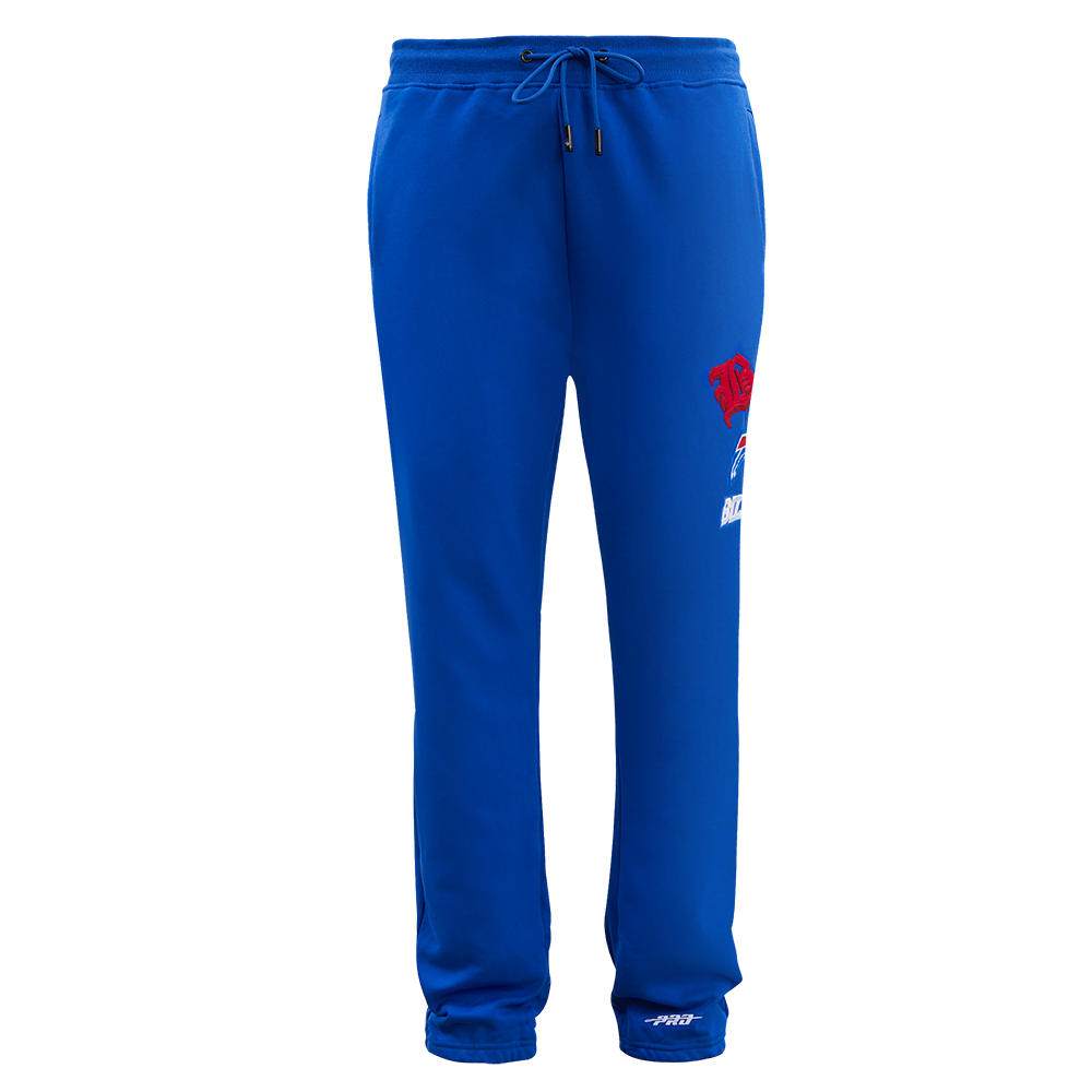 NFL BUFFALO BILLS OLD ENGLISH MEN'S SWEATPANT (ROYAL BLUE)