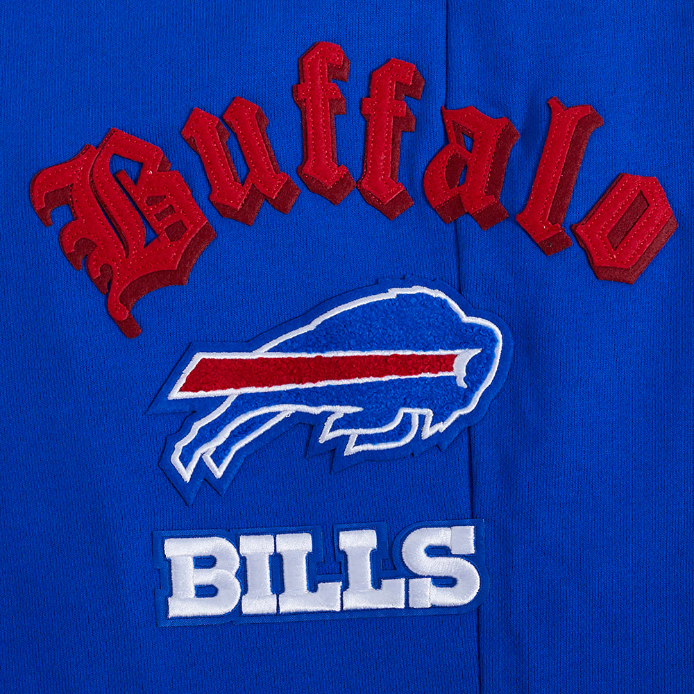 NFL BUFFALO BILLS OLD ENGLISH PANTALON OUATÉ POUR HOMME (BLEU ROYAL)