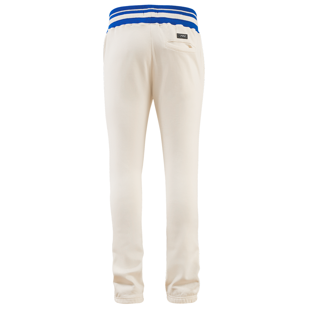 NFL BUFFALO BILLS RETRO CLASSIC PANTALON OUATÉ POUR HOMME (COQUILLE D'ŒUF/BLEU ROYAL)