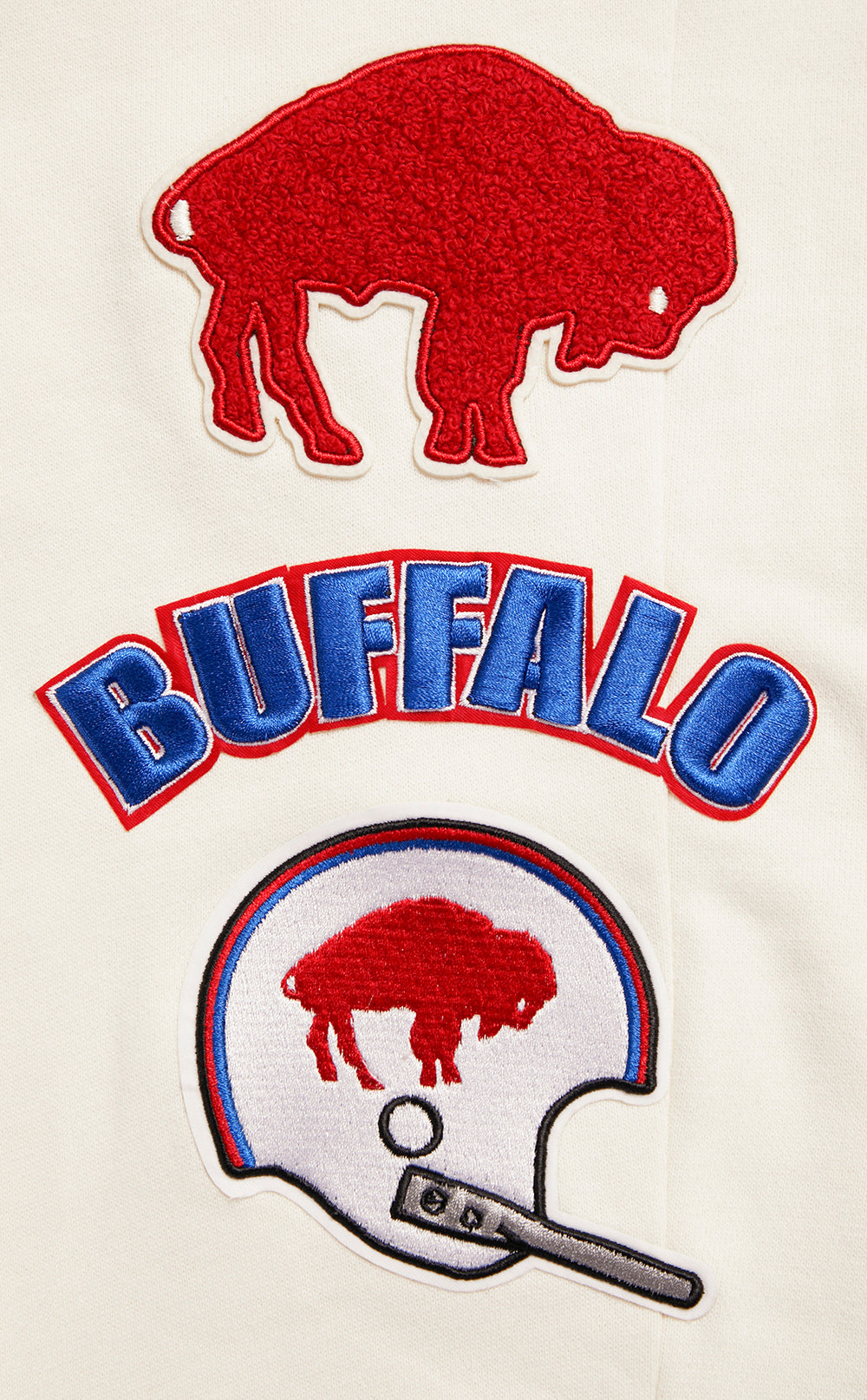 NFL BUFFALO BILLS RETRO CLASSIC PANTALON OUATÉ POUR HOMME (COQUILLE D'ŒUF/BLEU ROYAL)