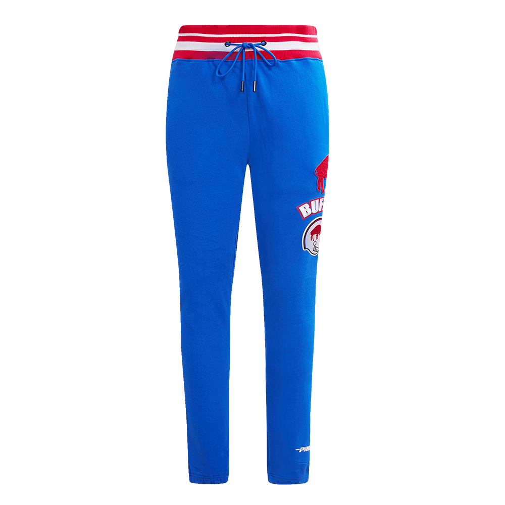 NFL BUFFALO BILLS RETRO CLASSIC MEN'S SWEATPANT (ROYAL BLUE/RED)