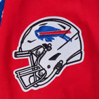 NFL BUFFALO BILLS SCRIPT TAIL CHANDAIL À CAPUCHON EN MOLLETON CÔTELÉ POUR HOMME (ROUGE)
