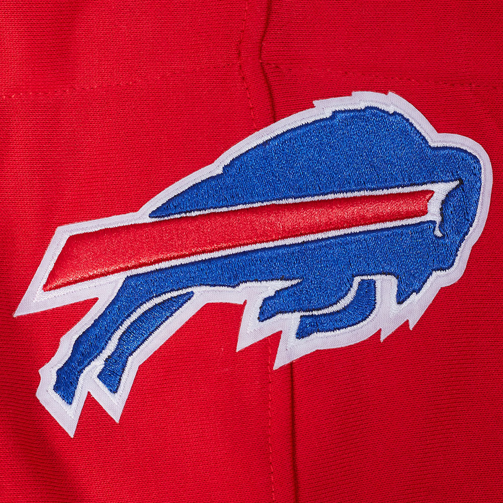 NFL BUFFALO BILLS SCRIPT TAIL CHANDAIL À CAPUCHON EN MOLLETON CÔTELÉ POUR HOMME (ROUGE)