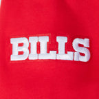 NFL BUFFALO BILLS SCRIPT TAIL CHANDAIL À CAPUCHON EN MOLLETON CÔTELÉ POUR HOMME (ROUGE)