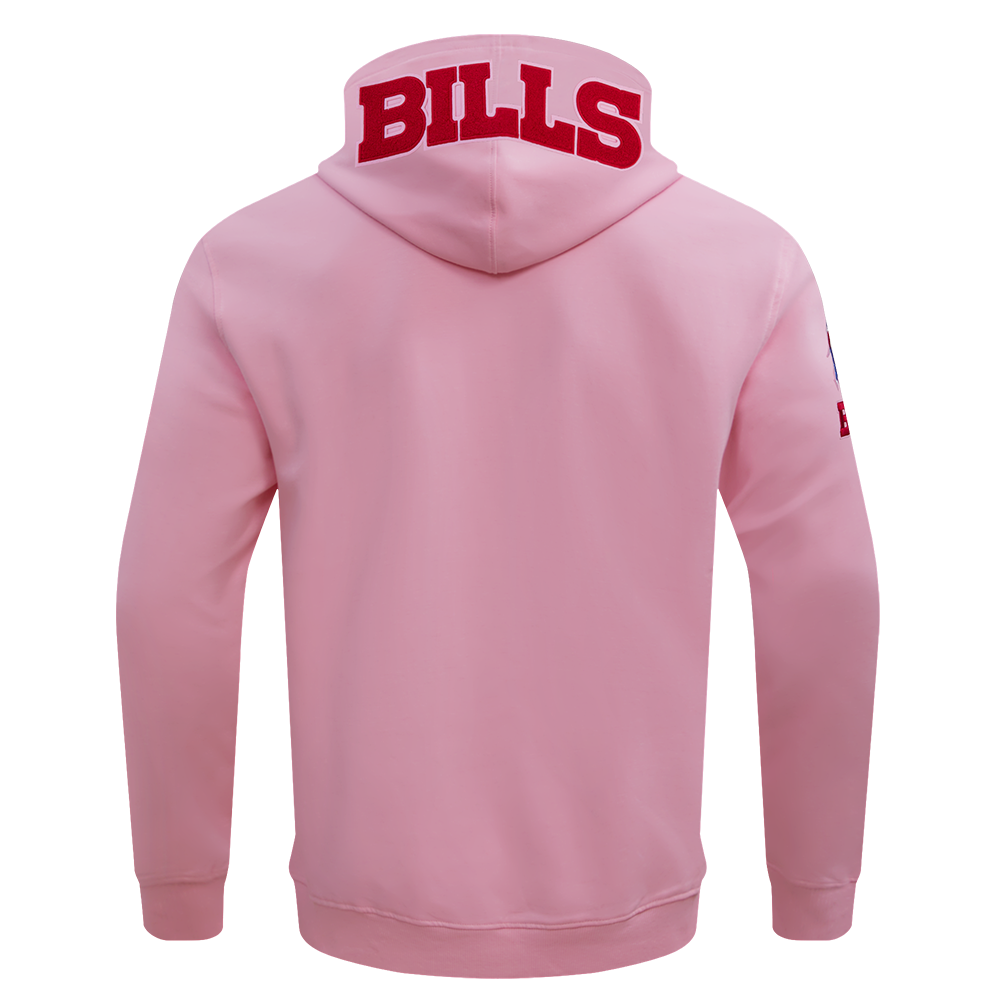 NFL BUFFALO BILLS CLASSIC CHENILLE CHANDAIL À CAPUCHON POUR HOMME (ROSE)
