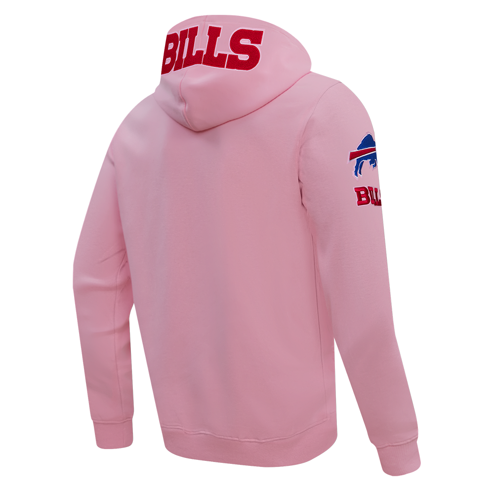 NFL BUFFALO BILLS CLASSIC CHENILLE CHANDAIL À CAPUCHON POUR HOMME (ROSE)