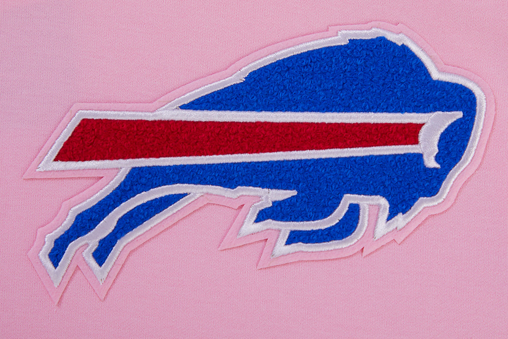 NFL BUFFALO BILLS CLASSIC CHENILLE CHANDAIL À CAPUCHON POUR HOMME (ROSE)