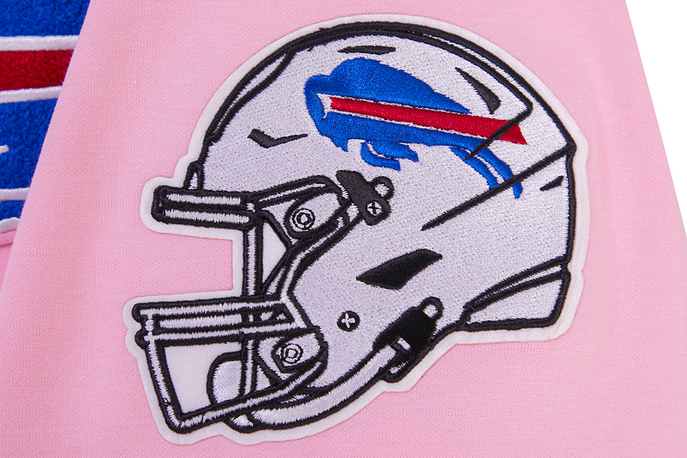 NFL BUFFALO BILLS CLASSIC CHENILLE CHANDAIL À CAPUCHON POUR HOMME (ROSE)