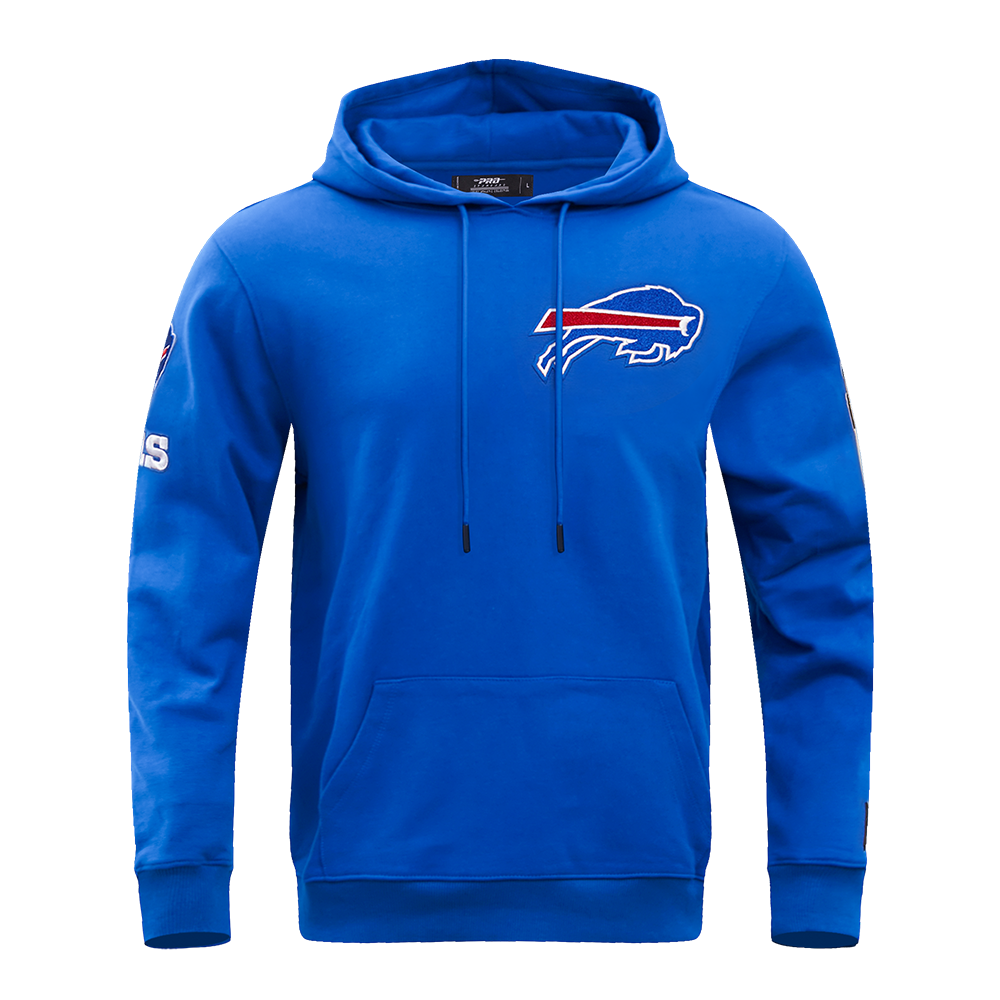 NFL BUFFALO BILLS CLASSIC CHENILLE CHANDAIL À CAPUCHON POUR HOMME (BLEU ROYAL)
