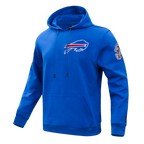 NFL BUFFALO BILLS CLASSIC CHENILLE CHANDAIL À CAPUCHON POUR HOMME (BLEU ROYAL)