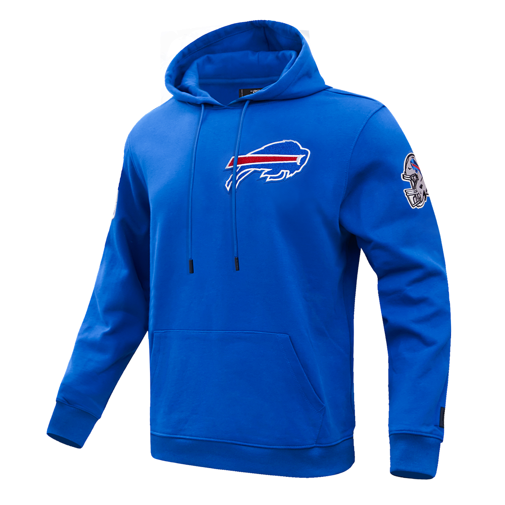 NFL BUFFALO BILLS CLASSIC CHENILLE MEN'S PO HOODIE (ROYAL BLUE)
