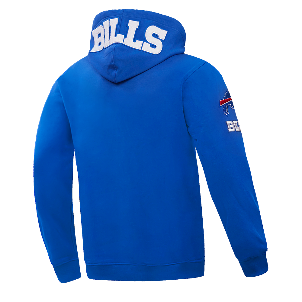 NFL BUFFALO BILLS CLASSIC CHENILLE CHANDAIL À CAPUCHON POUR HOMME (BLEU ROYAL)