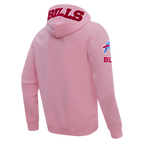 NFL BUFFALO BILLS CLASSIC CHENILLE CHANDAIL À CAPUCHON À GLISSIÈRE (ROSE)