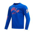 NFL BUFFALO BILLS CLASSIC BRISTLE MEN'S CREWNECK (ROYAL BLUE)