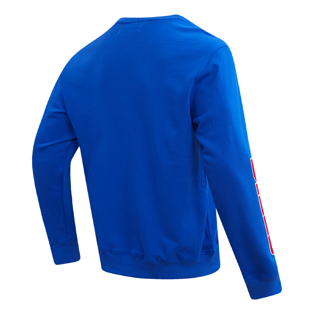 NFL BUFFALO BILLS CLASSIC BRISTLE MEN'S CREWNECK (ROYAL BLUE)