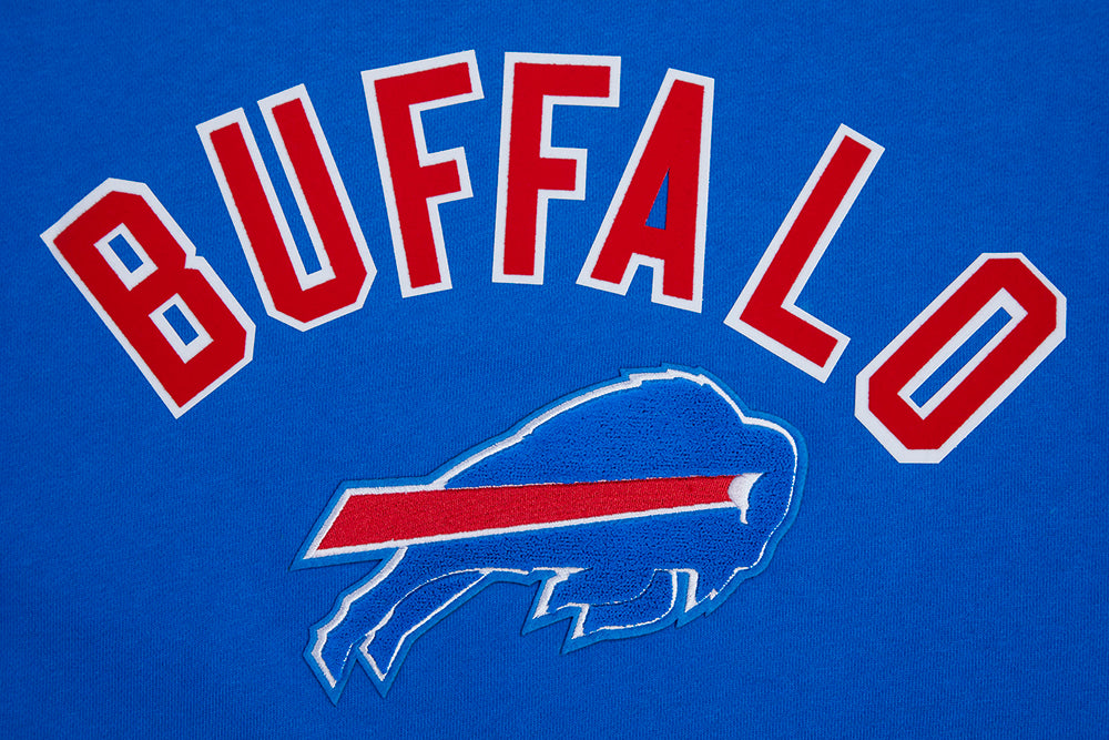 NFL BUFFALO BILLS CLASSIC BRISTLE MEN'S CREWNECK (ROYAL BLUE)