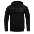 NFL BUFFALO BILLS TRIPLE BLACK MEN'S PULLOVER HOODIE (TRIPLE BLACK)