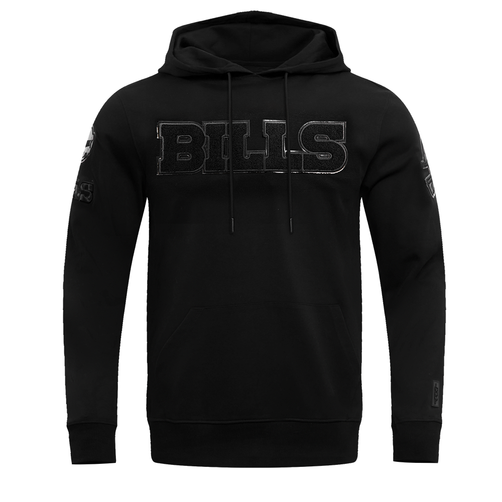 NFL BUFFALO BILLS TRIPLE BLACK CHANDAIL À CAPUCHON POUR HOMME (TRIPLE NOIR)