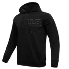 NFL BUFFALO BILLS TRIPLE BLACK MEN'S PULLOVER HOODIE (TRIPLE BLACK)