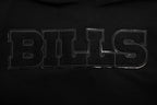 NFL BUFFALO BILLS TRIPLE BLACK MEN'S PULLOVER HOODIE (TRIPLE BLACK)
