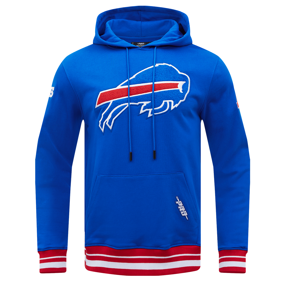 NFL BUFFALO BILLS CHANDAIL À CAPUCHON MASHUP CÔTELÉ POUR HOMME (BLEU ROYAL/ROUGE)