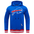 NFL BUFFALO BILLS CHANDAIL À CAPUCHON MASHUP CÔTELÉ POUR HOMME (BLEU ROYAL/ROUGE)