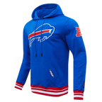 NFL BUFFALO BILLS CHANDAIL À CAPUCHON MASHUP CÔTELÉ POUR HOMME (BLEU ROYAL/ROUGE)
