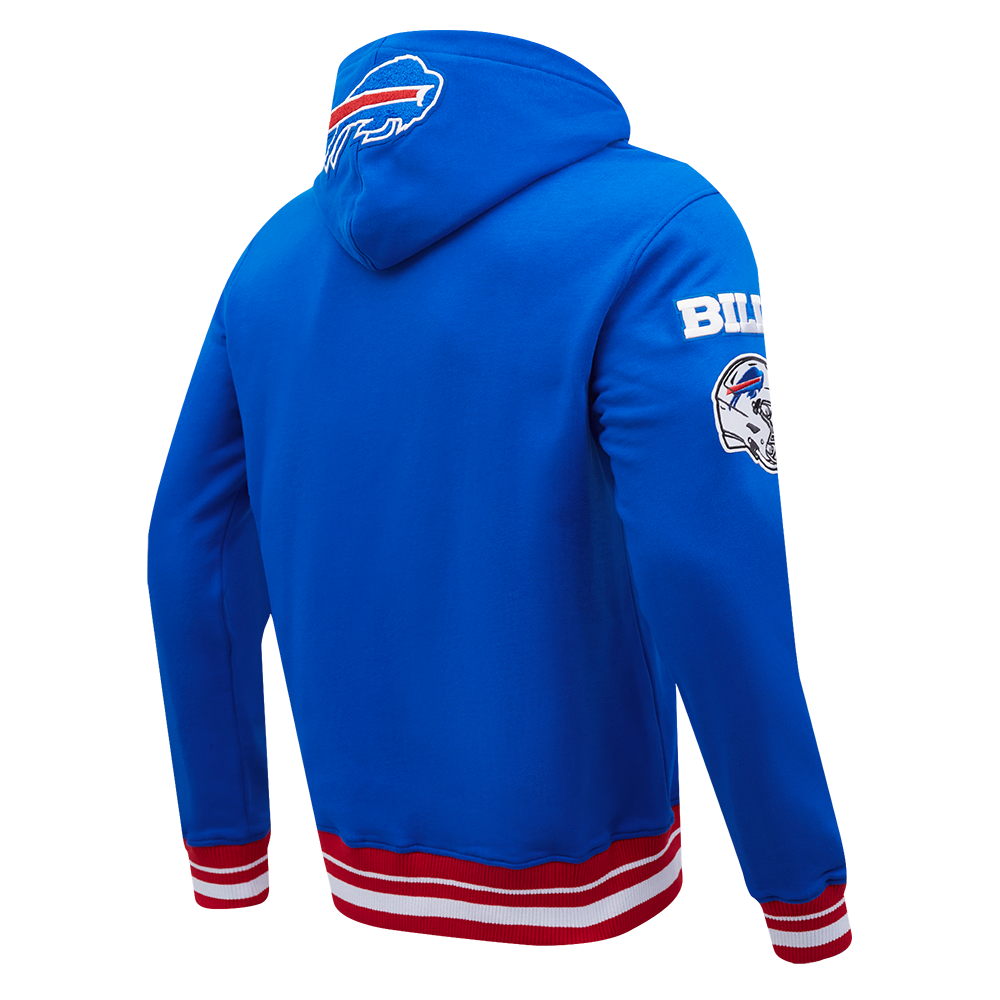 NFL BUFFALO BILLS CHANDAIL À CAPUCHON MASHUP CÔTELÉ POUR HOMME (BLEU ROYAL/ROUGE)