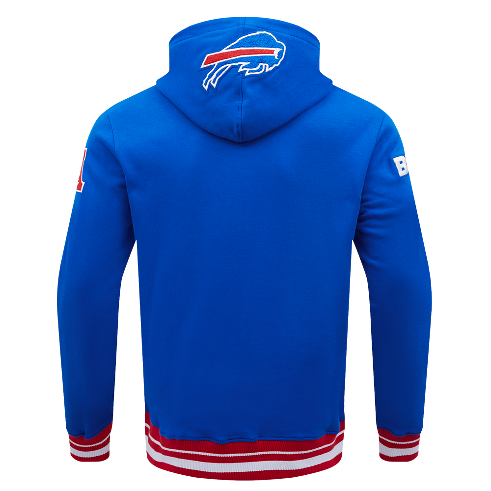 NFL BUFFALO BILLS CHANDAIL À CAPUCHON MASHUP CÔTELÉ POUR HOMME (BLEU ROYAL/ROUGE)