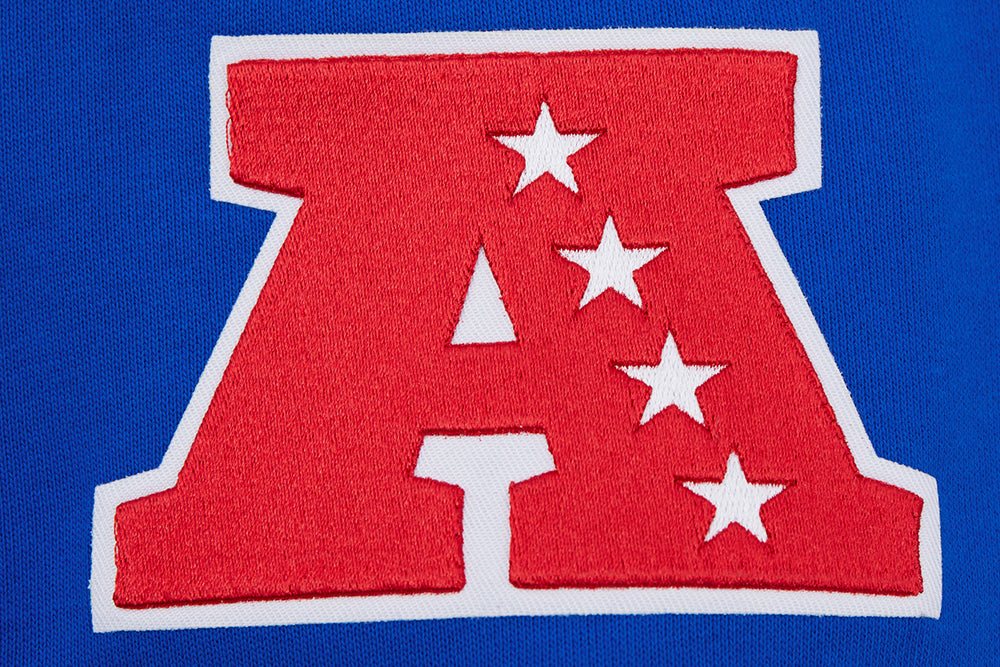 NFL BUFFALO BILLS CHANDAIL À CAPUCHON MASHUP CÔTELÉ POUR HOMME (BLEU ROYAL/ROUGE)