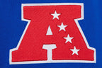 NFL BUFFALO BILLS CHANDAIL À CAPUCHON MASHUP CÔTELÉ POUR HOMME (BLEU ROYAL/ROUGE)