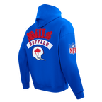 NFL BUFFALO BILLS BEST OF MEN'S DROP SHOULDER FLC PO HOODIE (ROYAL BLUE)