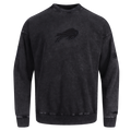 NFL BUFFALO BILLS WASHED CLASSIC CHANDAIL OUATÉ À COL ROND POUR HOMME (NOIR DÉLAVÉ)