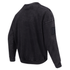 NFL BUFFALO BILLS WASHED CLASSIC CHANDAIL OUATÉ À COL ROND POUR HOMME (NOIR DÉLAVÉ)