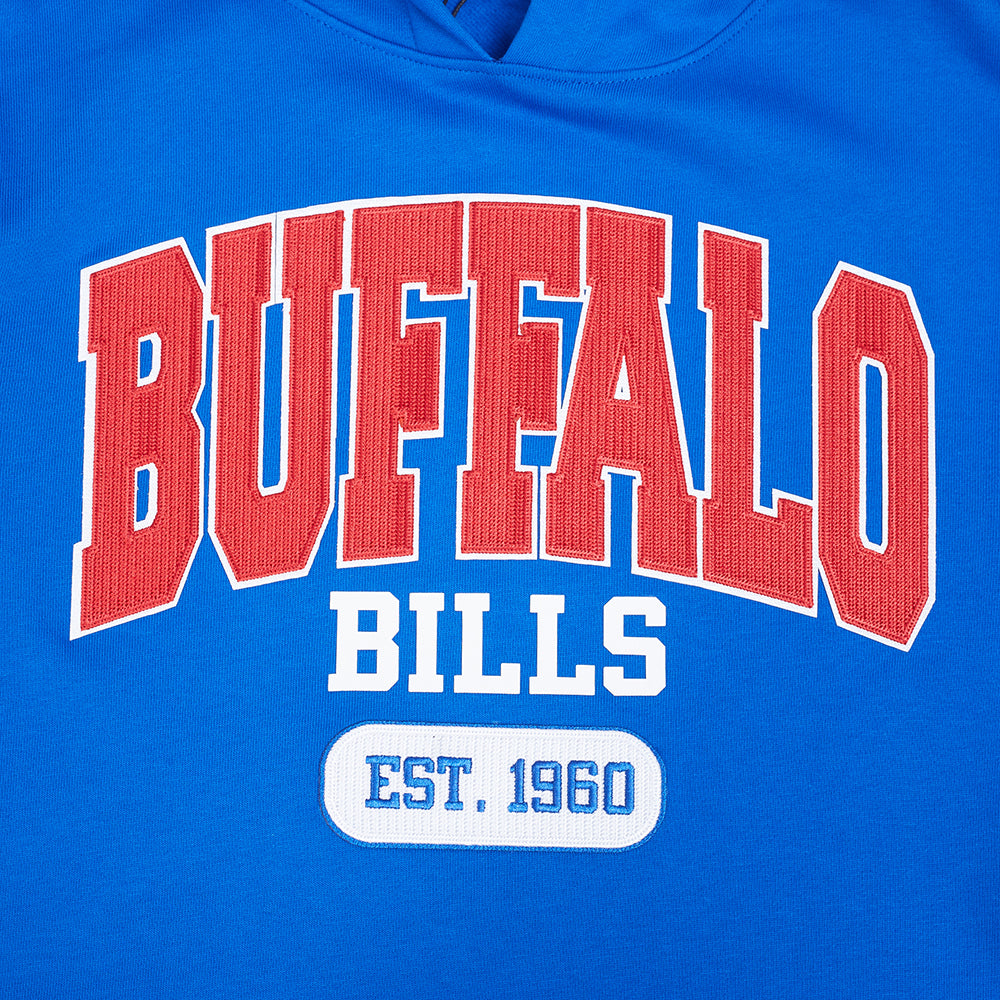 NFL BUFFALO BILLS CITY ARCH CHANDAIL À CAPUCHON EN MOLLETON POUR HOMME (BLEU ROYAL)