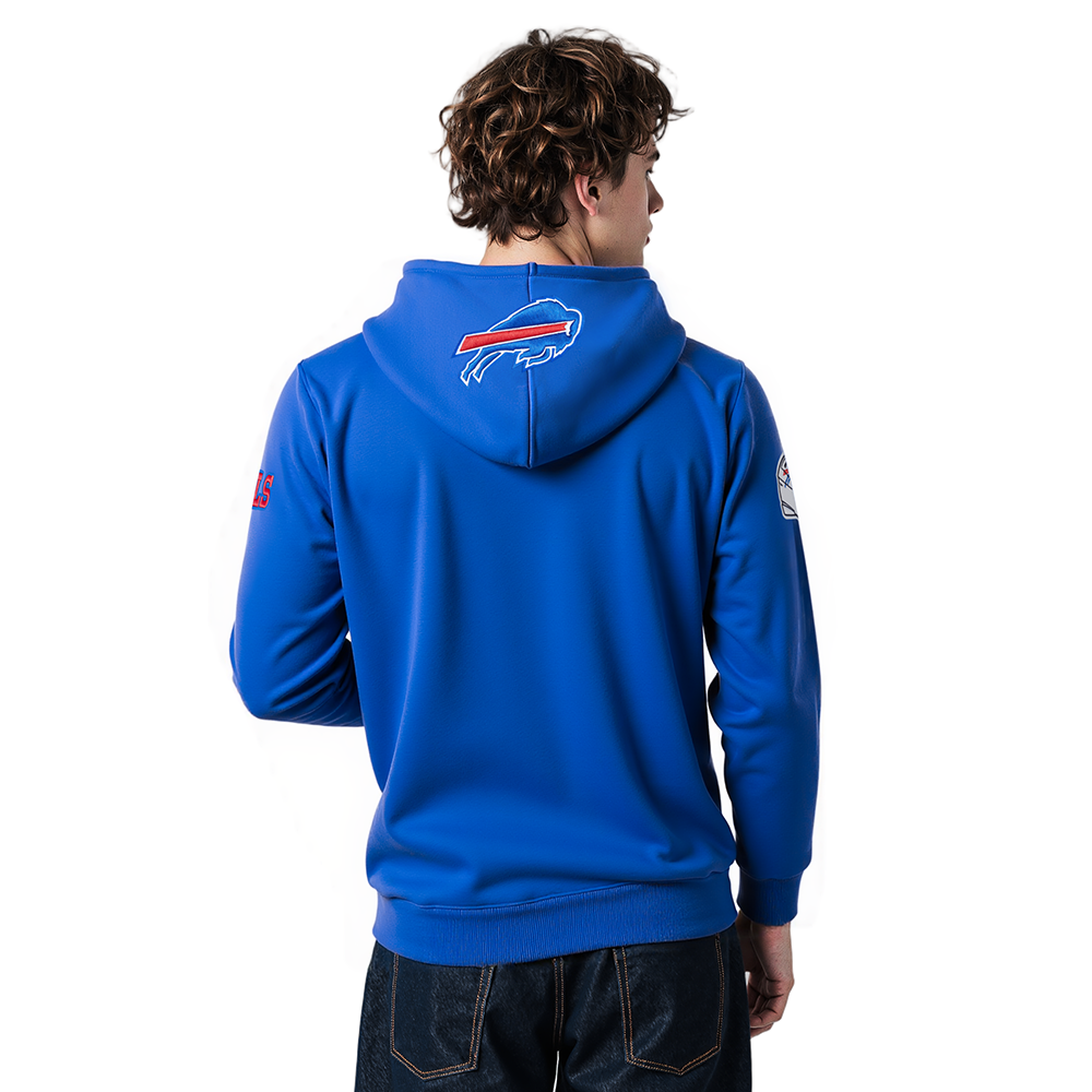 NFL BUFFALO BILLS CITY ARCH CHANDAIL À CAPUCHON EN MOLLETON POUR HOMME (BLEU ROYAL)