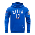 NFL BUFFALO BILLS JOSH ALLEN #17 CLASSIC PNN MEN'S DK PO HOODIE (ROYAL BLUE)