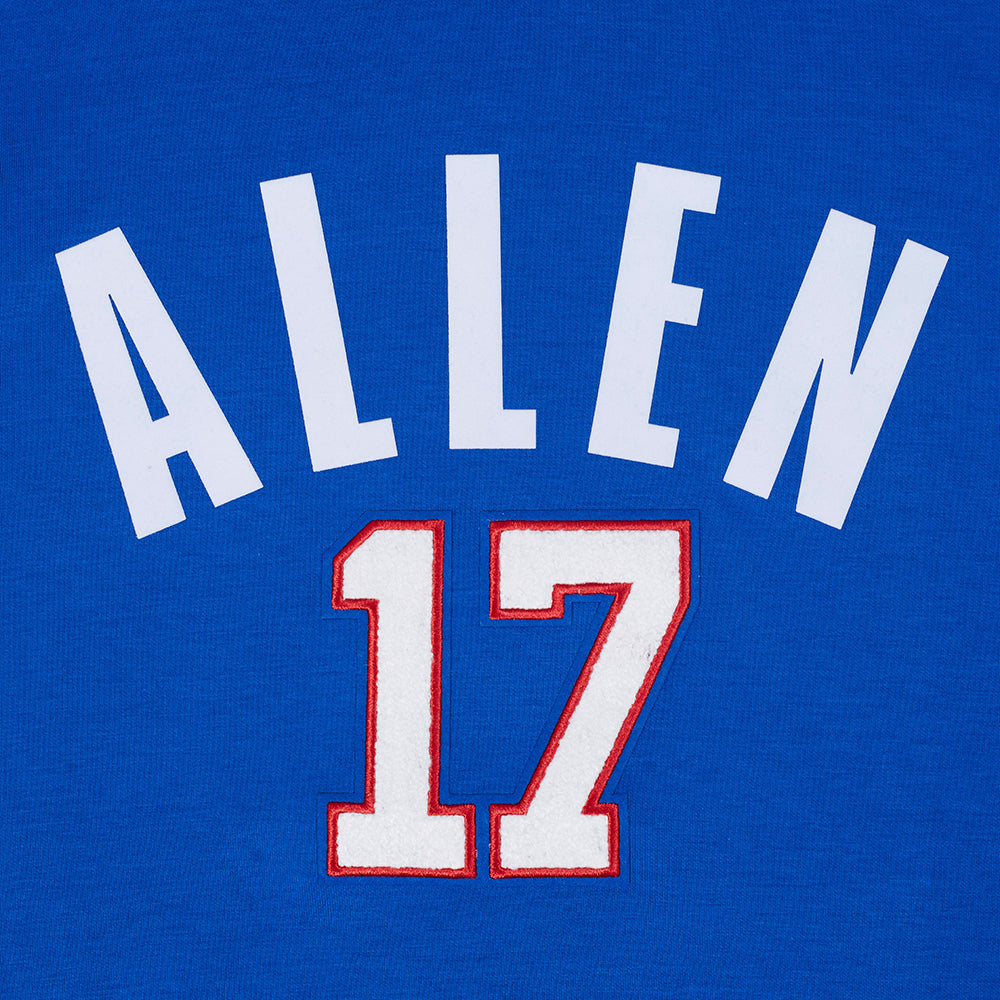 NFL BUFFALO BILLS JOSH ALLEN #17 CLASSIC PNN MEN'S DK PO HOODIE (ROYAL BLUE)