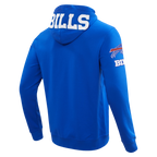 NFL BUFFALO BILLS CLASSIC CHENILLE MEN'S FULL ZIP HOODIE (ROYAL BLUE)