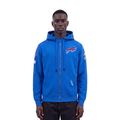 NFL BUFFALO BILLS CLASSIC CHENILLE MEN'S FULL ZIP HOODIE (ROYAL BLUE)