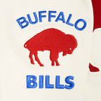 NFL BUFFALO BILLS RETRO CLASSICS MEN'S PULLOVER HOODIE (EGGSHELL/ROYAL BLUE)