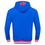 NFL BUFFALO BILLS RETRO CLASSIC MEN'S PULLOVER HOODIE (ROYAL BLUE/RED)