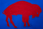 NFL BUFFALO BILLS RETRO CLASSIC MEN'S PULLOVER HOODIE (ROYAL BLUE/RED)